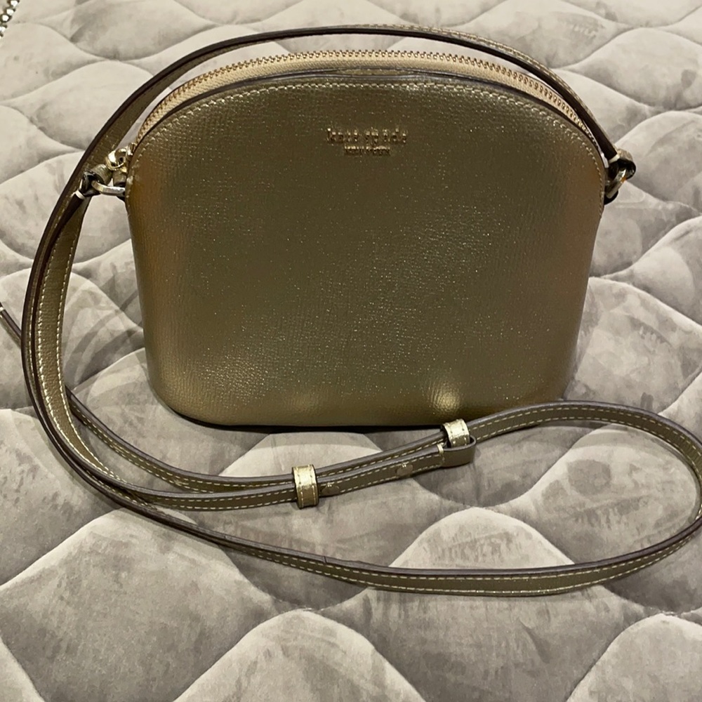 Kate spade gold mini crossbody